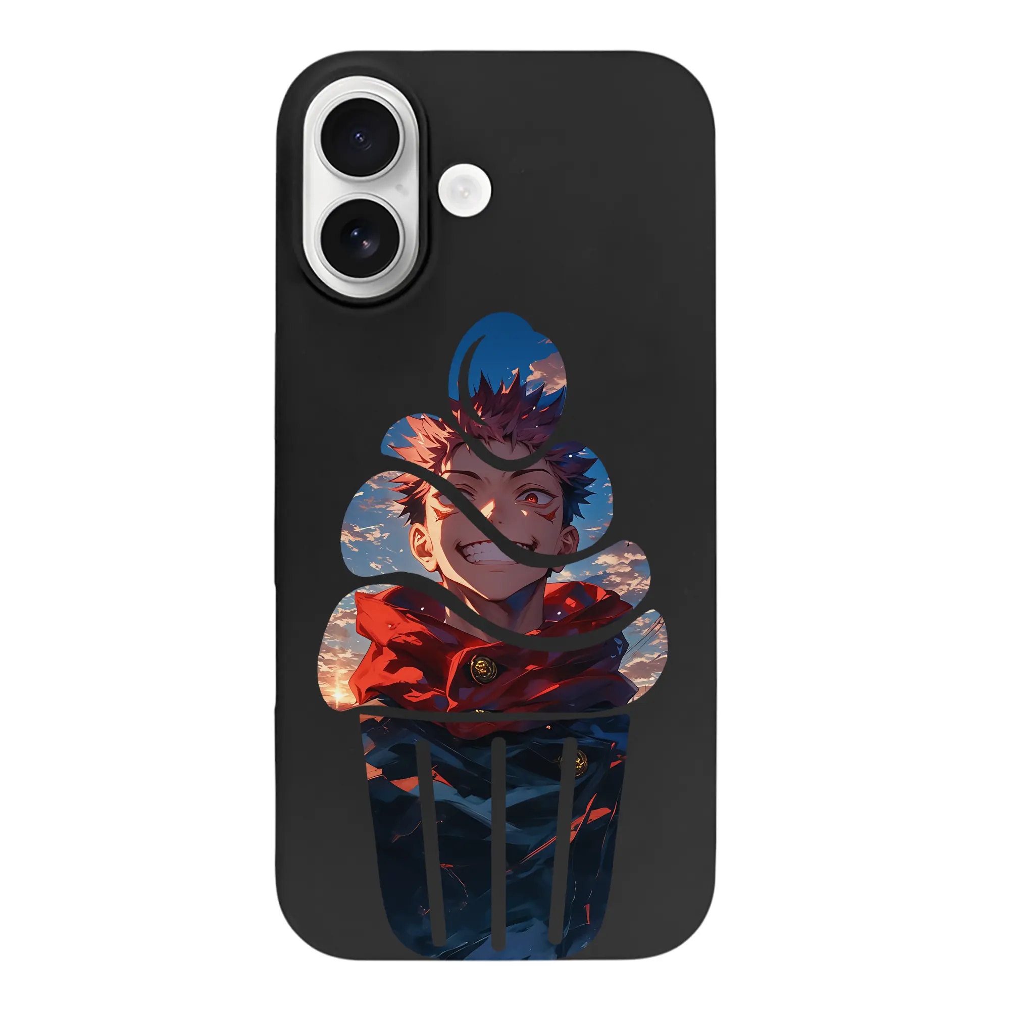 呪術廻戦 グッズ,虎杖 悠仁 - iPhone 17 シリーズ シリコンケース 薄型 耐衝撃 指紋防止 ソフトタッチカバー 精密フィット 傷防止 保護ケース iPhone 17/17 Air/17 Pro/17 Pro Max 対応